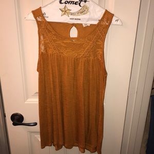 Mustard/Orange Tank Top